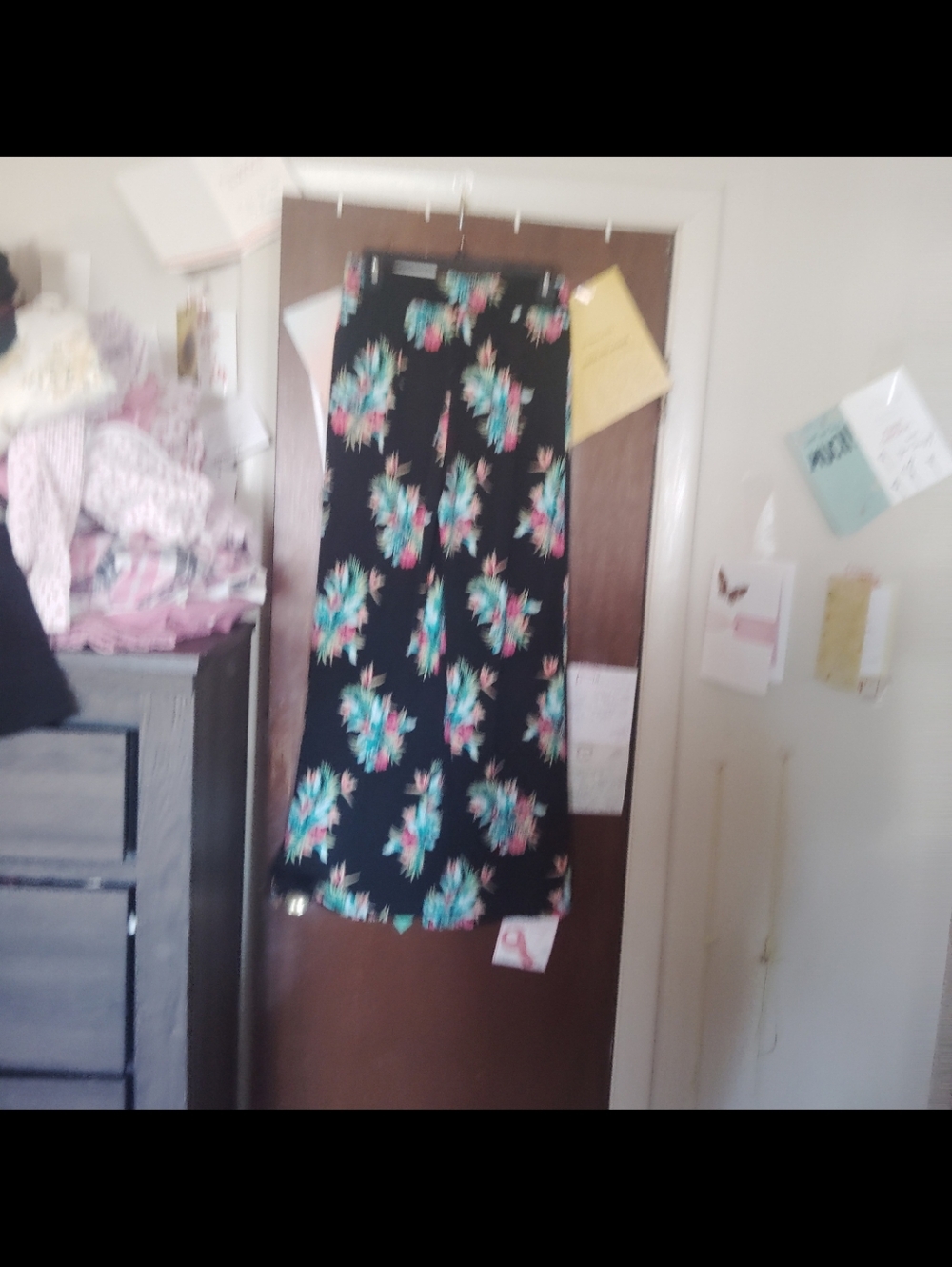 CHICOS Floral Wide Leg Palazzo Pants - Picture 5 of 6